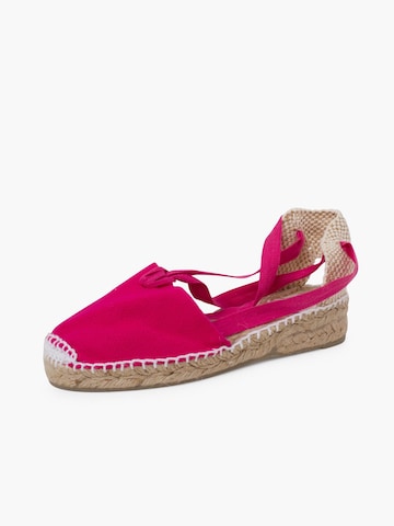 Sandales Pisamonas en rose : devant