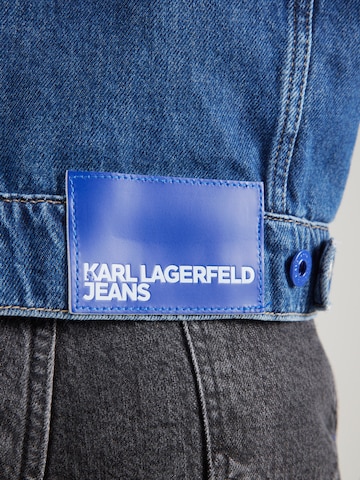 KARL LAGERFELD JEANS Φθινοπωρινό και ανοιξιάτικο μπουφάν σε μπλε