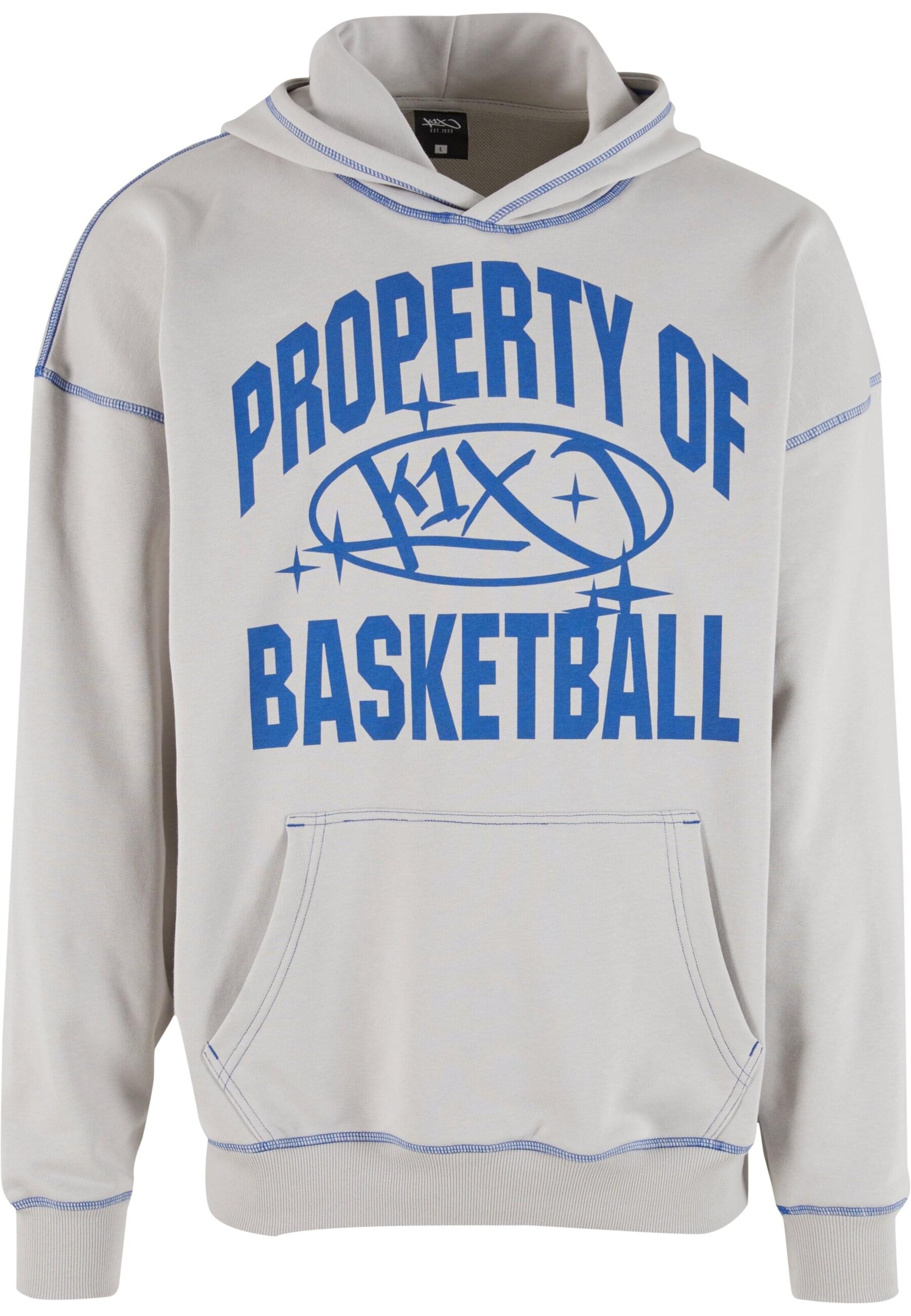 Sweat-shirt 'Property' K1X en gris : devant