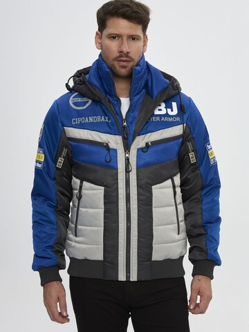 CIPO & BAXX Winter jacket in Blue: front