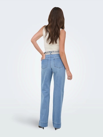 ONLY Wide leg Jeans 'ONLMadison' in Blauw