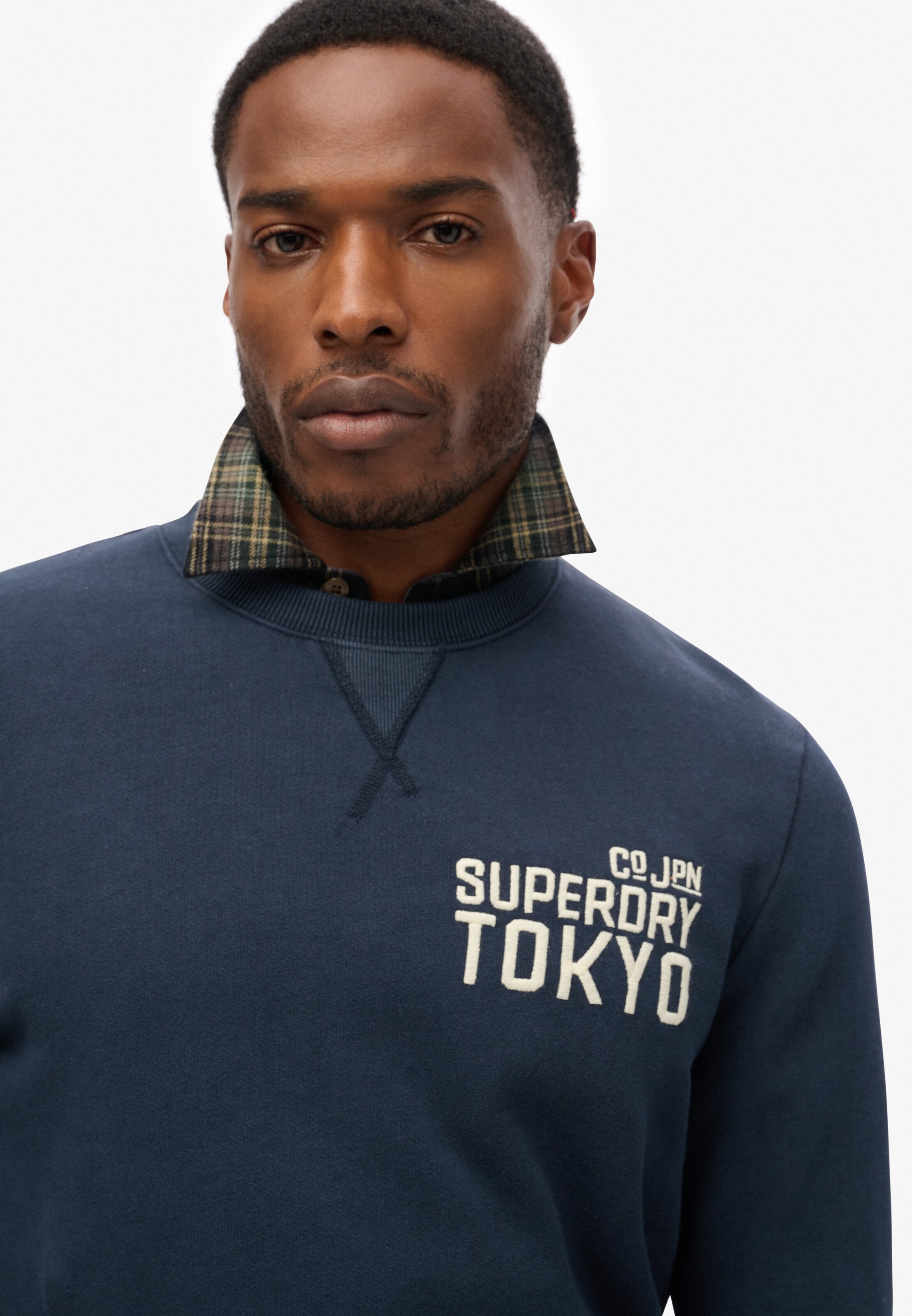 Sweat-shirt Superdry en bleu