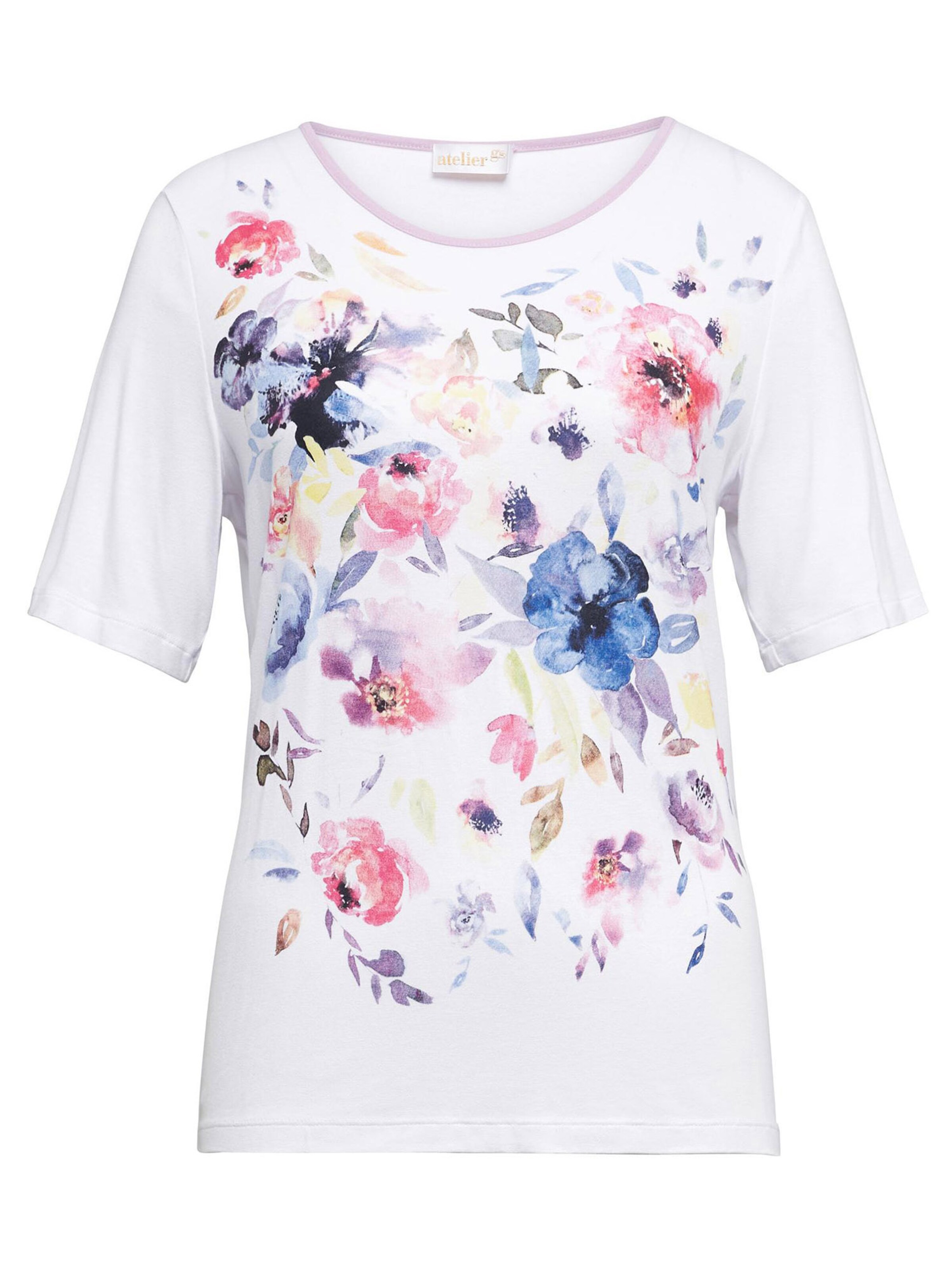 Goldner Shirt in Wit: voorkant