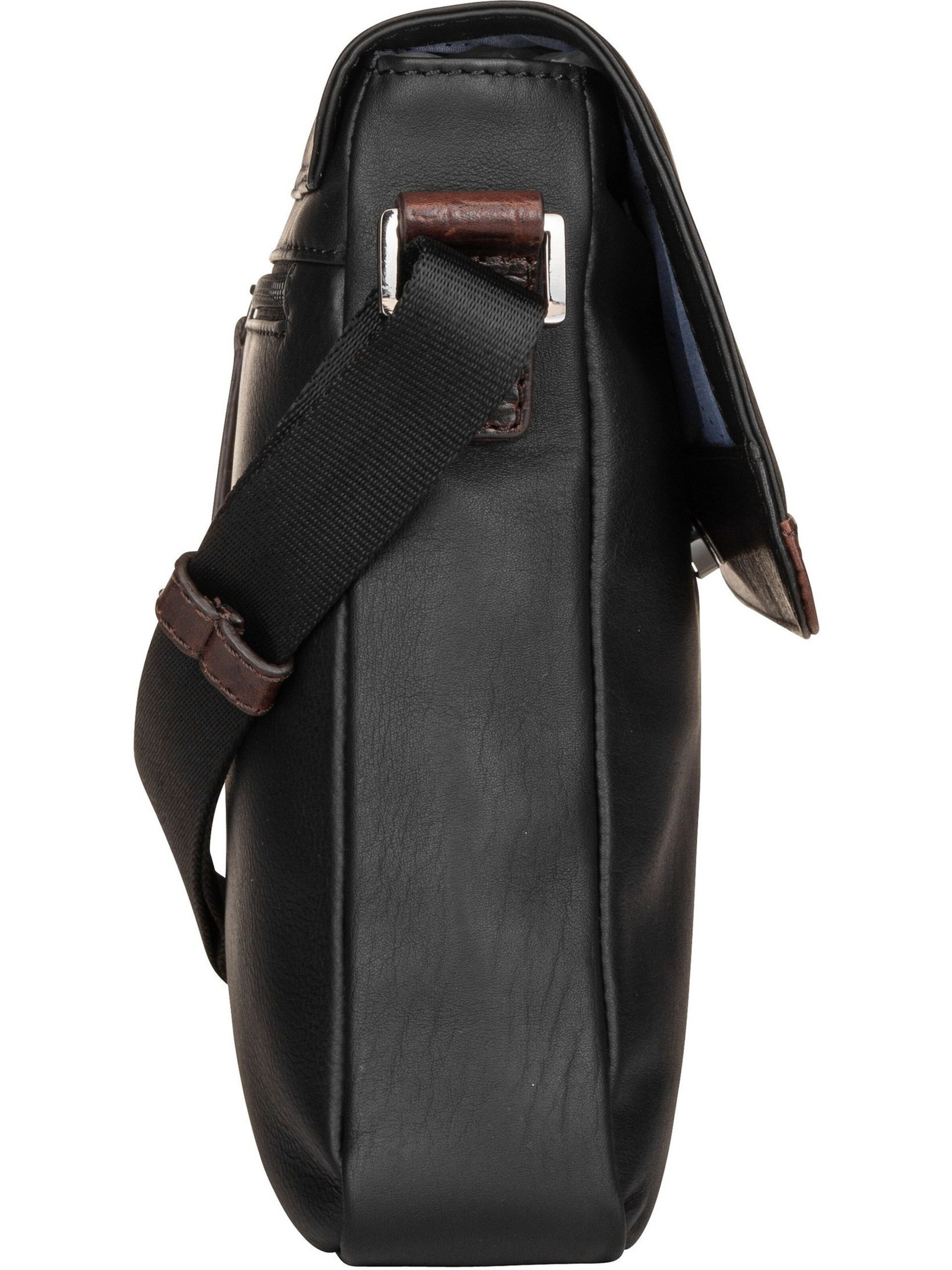 bugatti Umhängetasche 'Corso DeLuxe 1656' in Schwarz