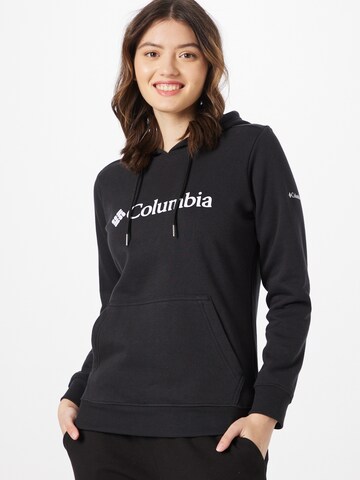 COLUMBIA Athletic Sweatshirt in Black: front