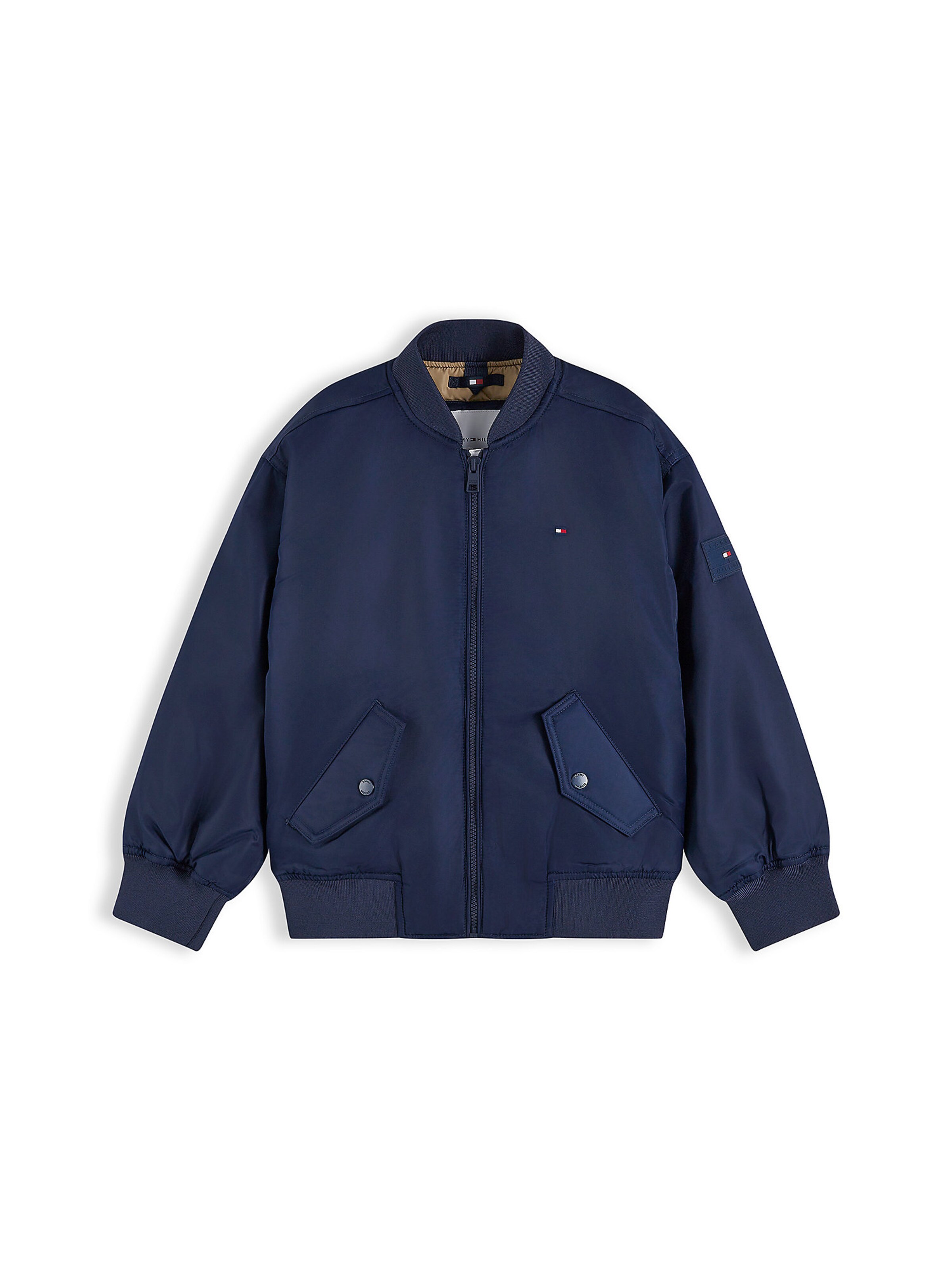 TOMMY HILFIGER Between-season jacket in Blue: front