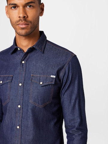 JACK & JONES Regular fit Skjorta 'Sheridan' i blå