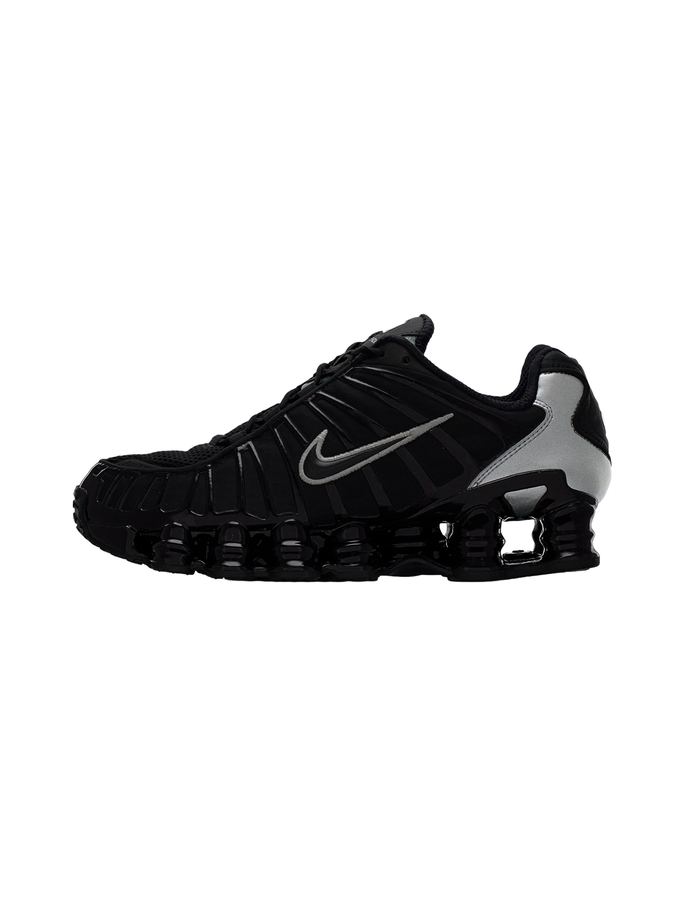 Baskets basses 'Shox TL' Nike Sportswear en noir : devant
