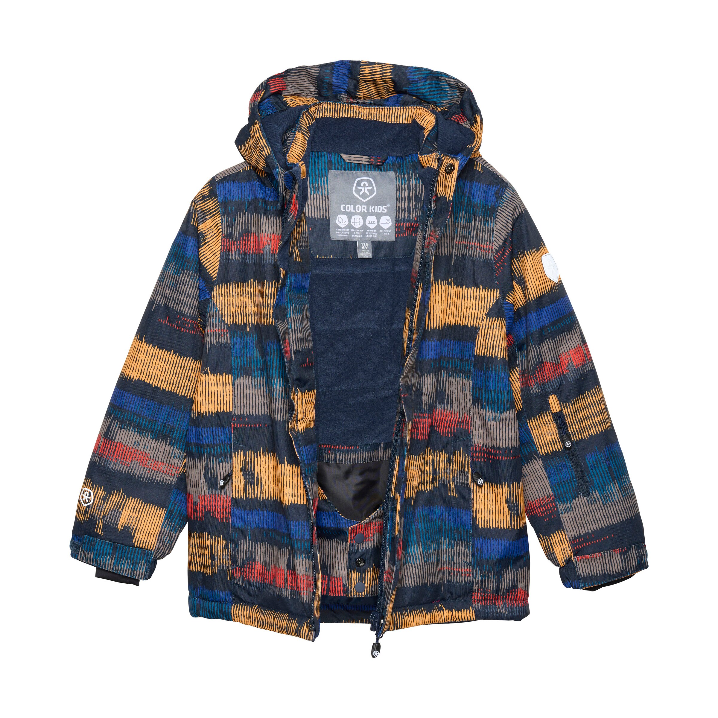 COLOR KIDS - Chaqueta deportiva 'Coski Aop' en azul