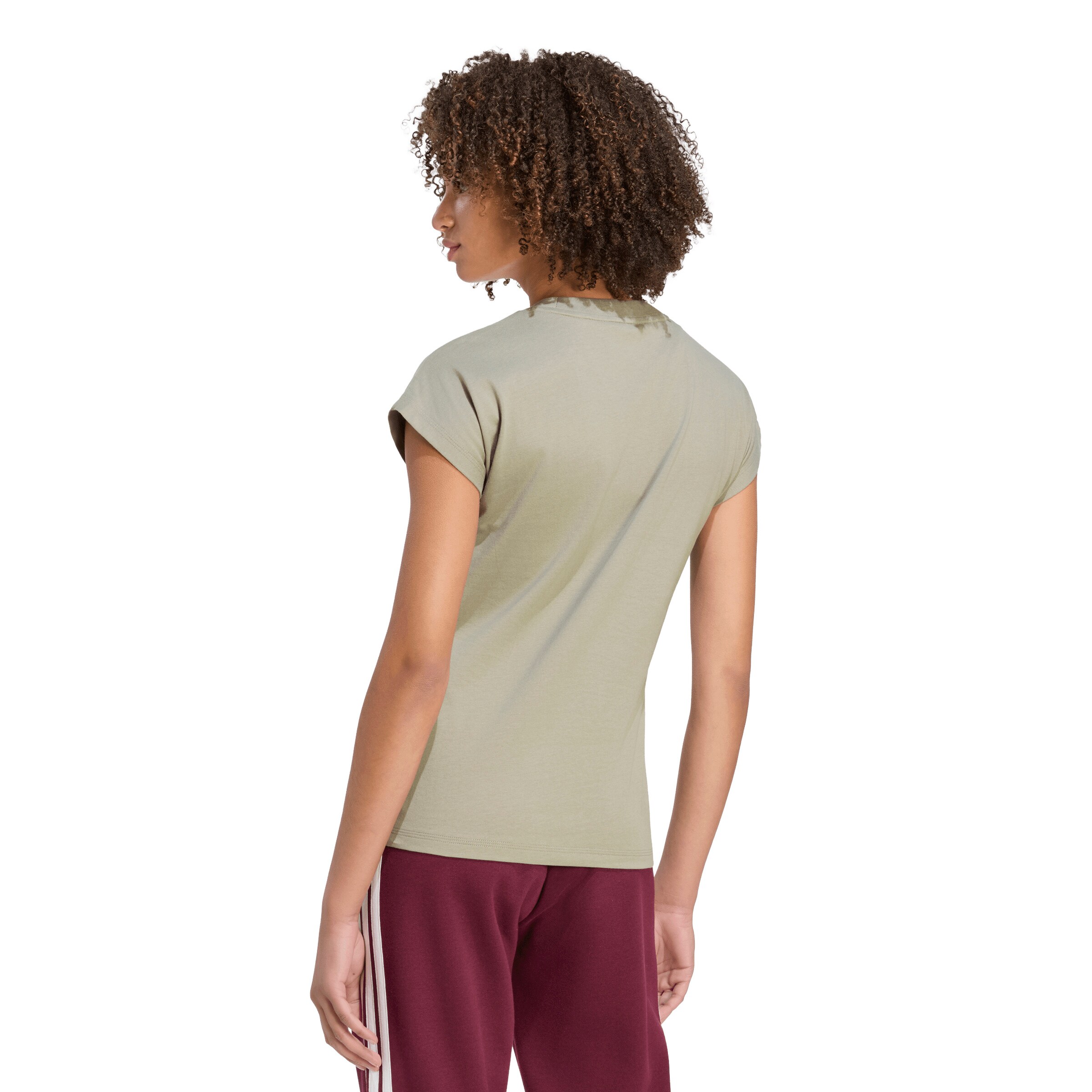 ADIDAS SPORTSWEAR Λειτουργικό μπλουζάκι 'Essentials' σε πράσινο