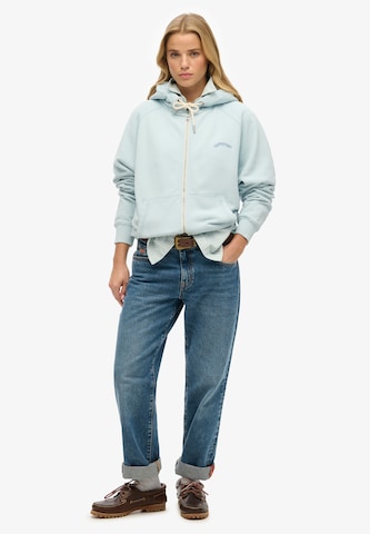 Superdry Sweatvest 'Essential' in Blauw