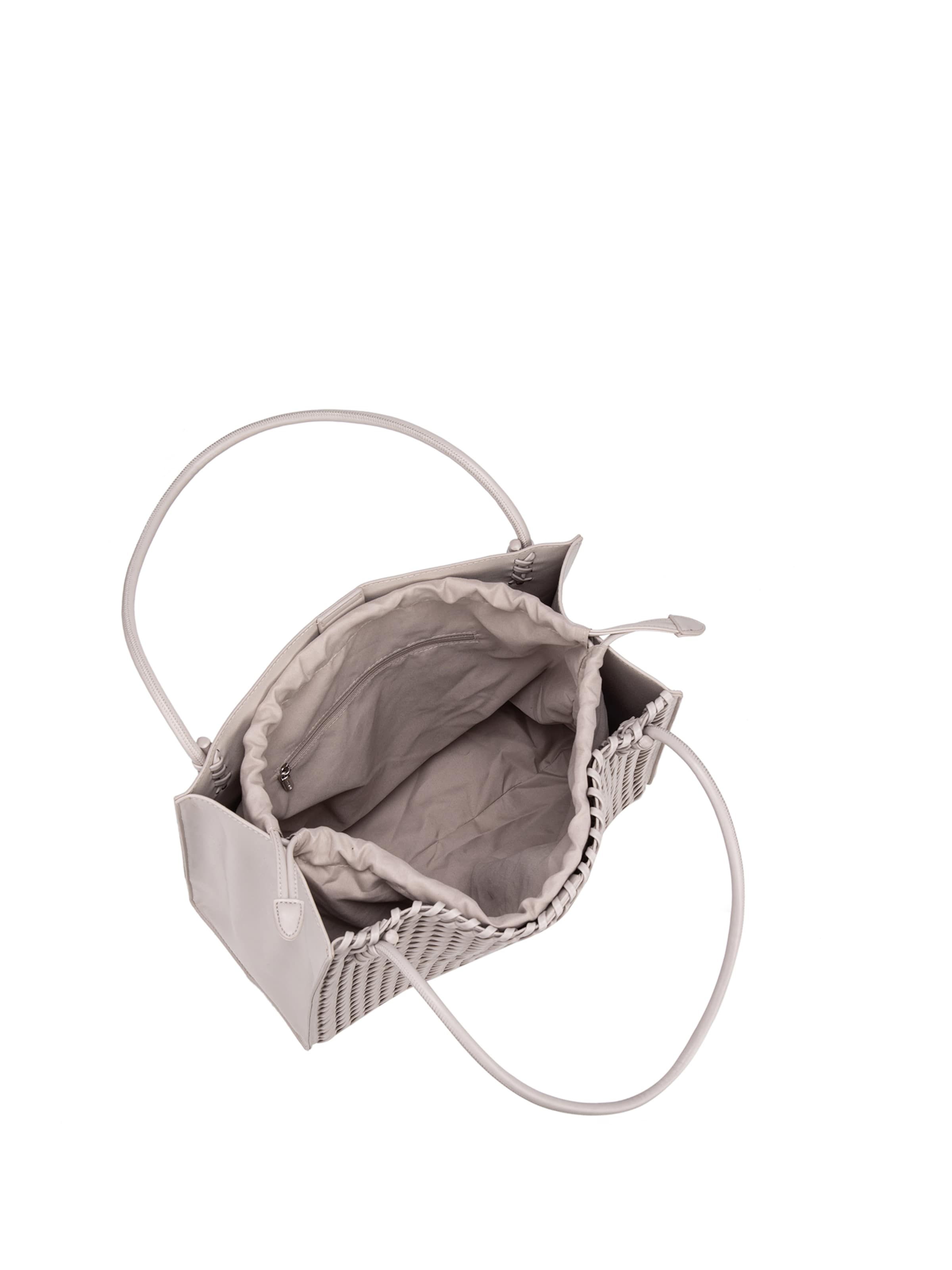 Shopper 'Borsa Shopper Silvana Elite - Pelle Vegana Intrecciata' di Diana&Co. in grigio