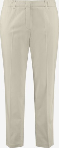 SAMOON Loosefit Bandplooibroek in Beige: voorkant