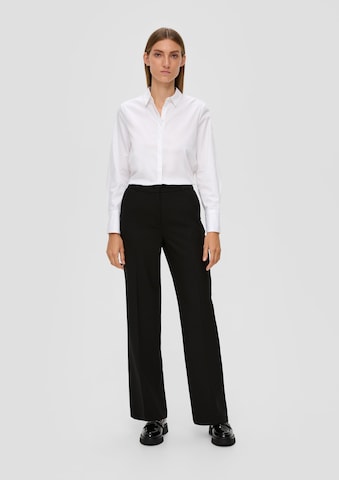 s.Oliver BLACK LABEL Loose fit Pleated Pants in Black