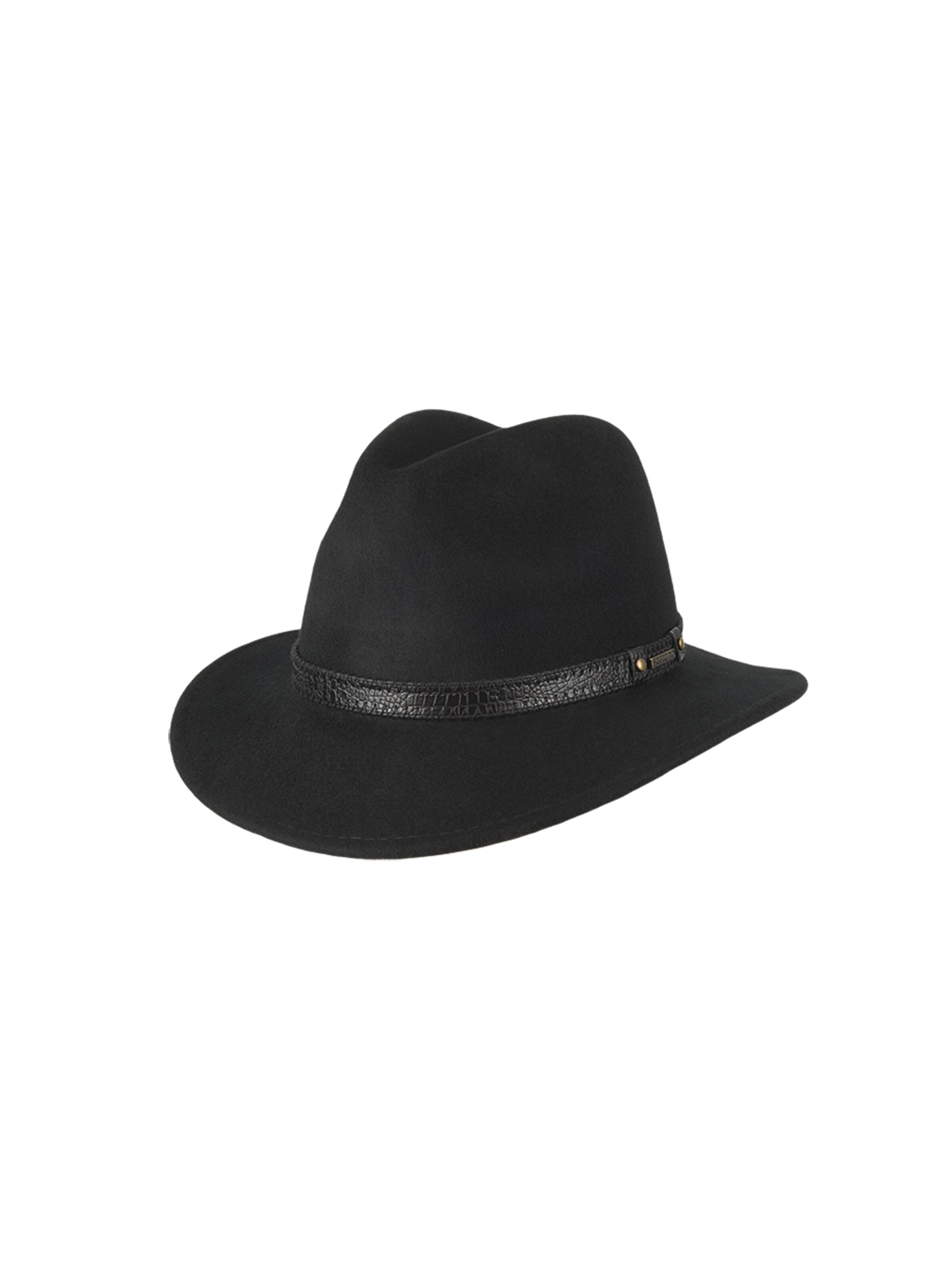 Hatland Hat 'Yashvier' in Black: front