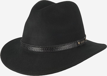 Hatland Hat 'Yashvier' in Black: front