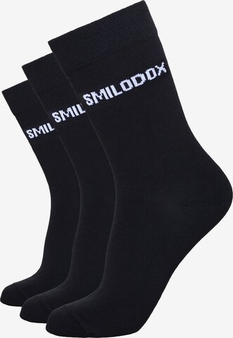 Chaussettes de sport 'Classic' Smilodox en noir : devant