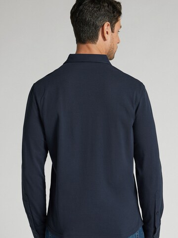 IUMAN Intimissimi Regular fit Button Up Shirt in Blue