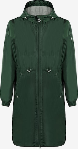 Parka di mezza stagione di DreiMaster Maritim in verde: frontale