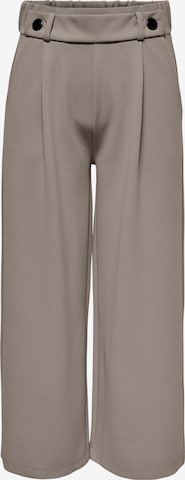 JDY Pleat-Front Pants 'Geggo' in Brown: front