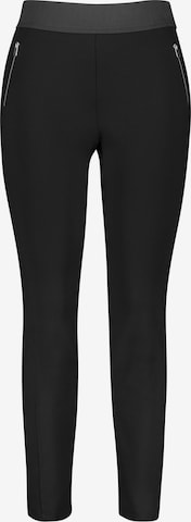 SAMOON Skinny Leggings in Black: front