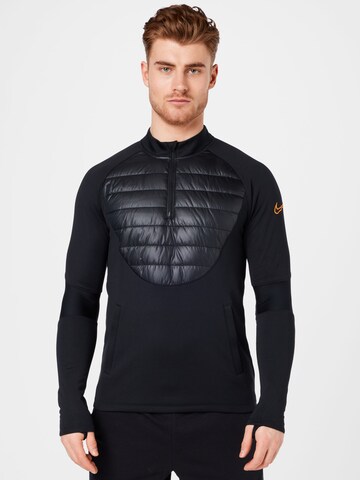 NIKE Sportsweatshirt in Schwarz: Vorderseite