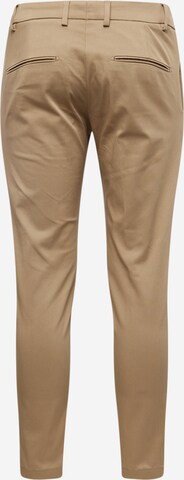 DRYKORNTapered Chino hlače 'AJEND' - smeđa boja