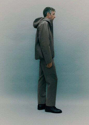 MANGO MAN Funktionsjacke 'Lotte' in Braun