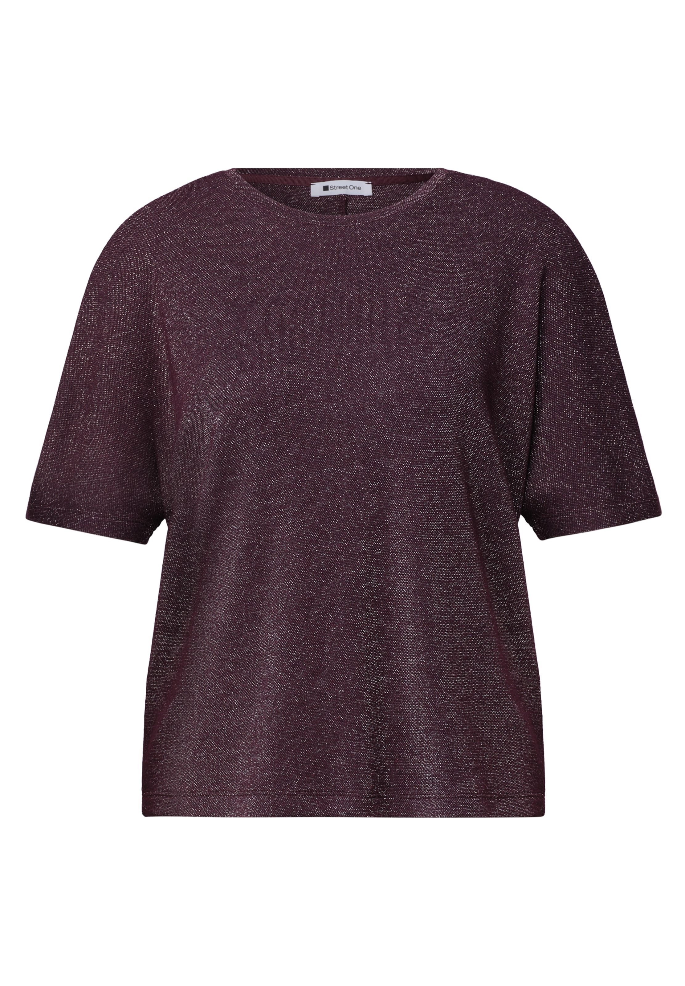 STREET ONE Shirt in Lila: Vorderseite