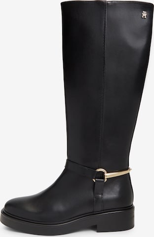 Bottes TOMMY HILFIGER en noir : devant