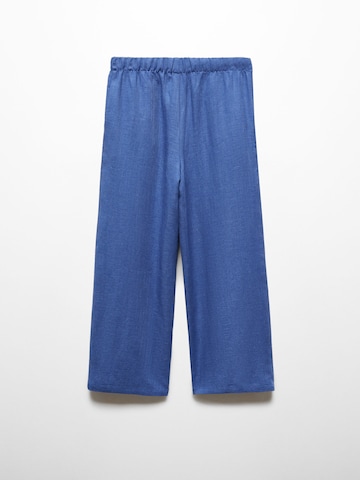 MANGO KIDS Wide leg Broek 'NILO2' in Blauw