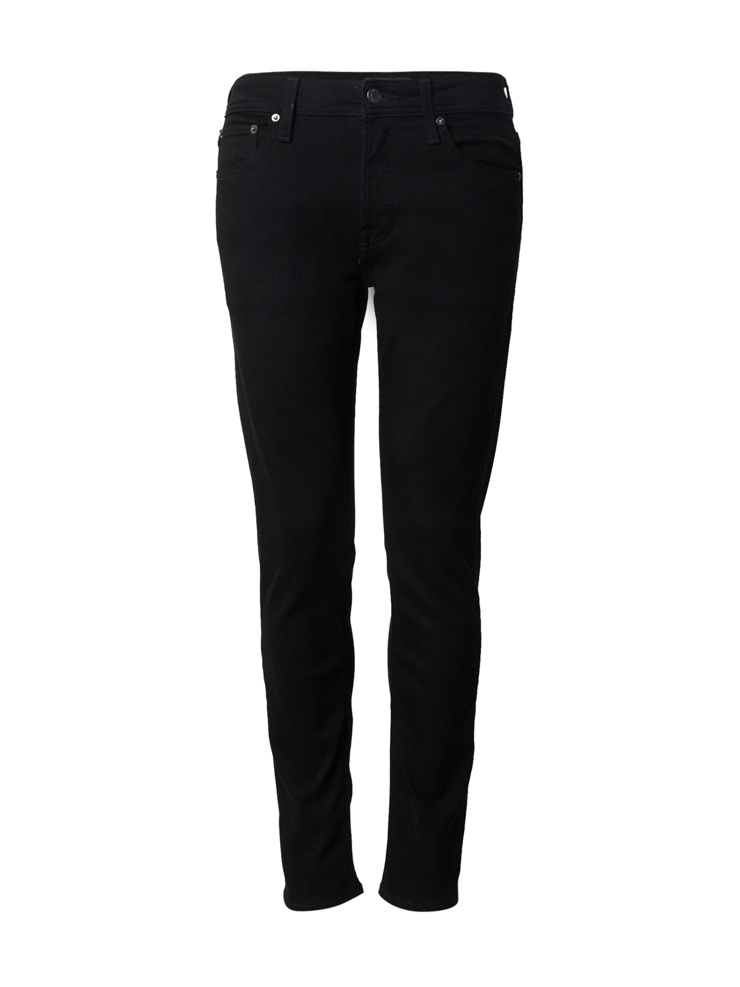 JACK & JONES - Slimfit Vaquero 'JJIGlenn JJOriginal' en negro: frente