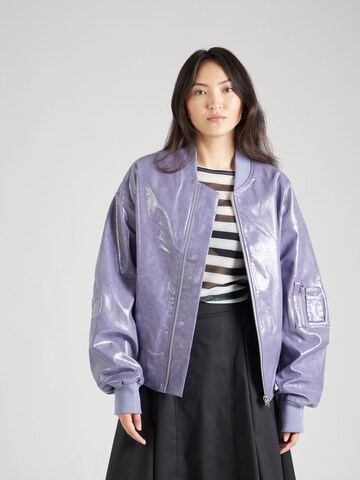 MEOTINE Between-season jacket 'BIANCA' in Purple: front