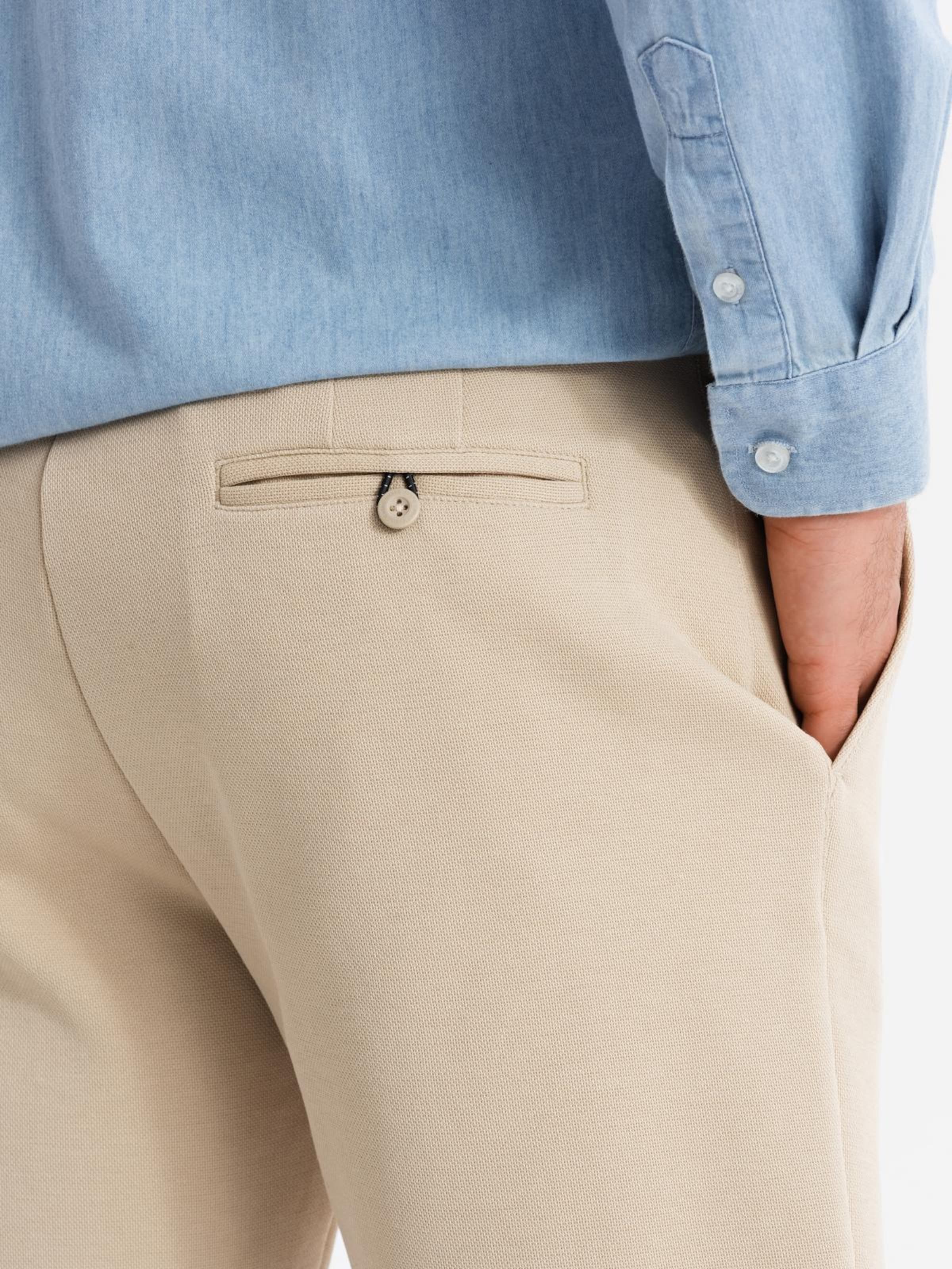 Ombre Regular Chino trousers in Beige