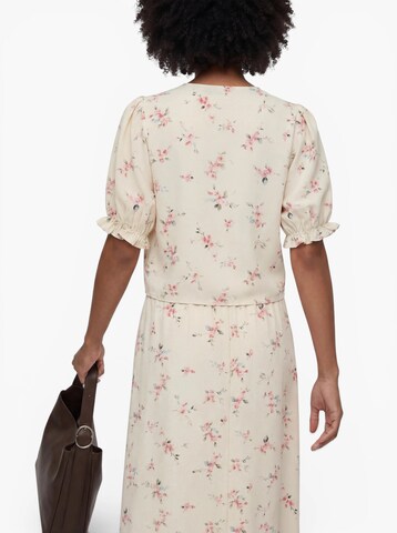 PIECES Blus 'PCBOSELLA' i beige