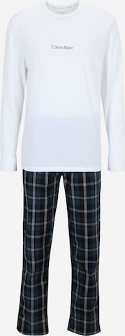 Calvin Klein Underwear Pikk pidžaama, värv valge: eest vaates