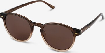 Kapten & Son Γυαλιά ηλίου 'Marais Large Gradient Brown' σε καφέ: μπροστά