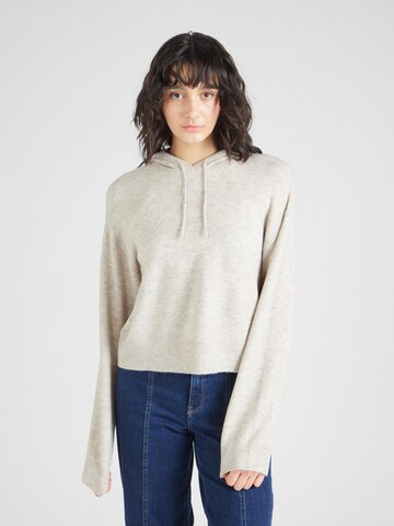 JDY Sweater 'JDYRue' in Grey: front
