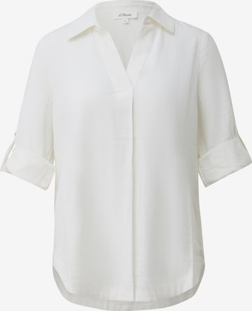 s.Oliver - Blusa em branco: frente