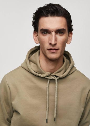 MANGO MAN Sweatshirt 'Bone' i beige