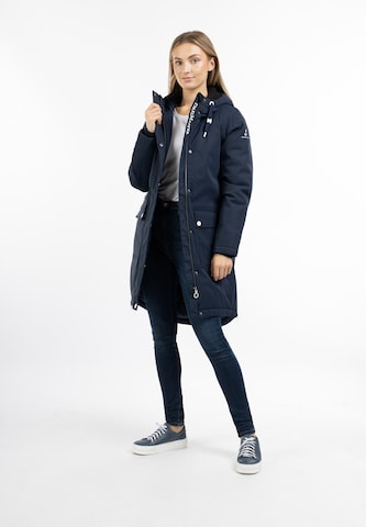 DreiMaster Maritim Winterparka in Blau