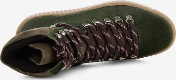 Shoe The Bear Lace-Up Ankle Boots 'AGDA' in Green