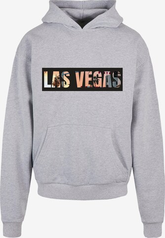 Sweat-shirt 'Las Vegas' Merchcode en gris : devant