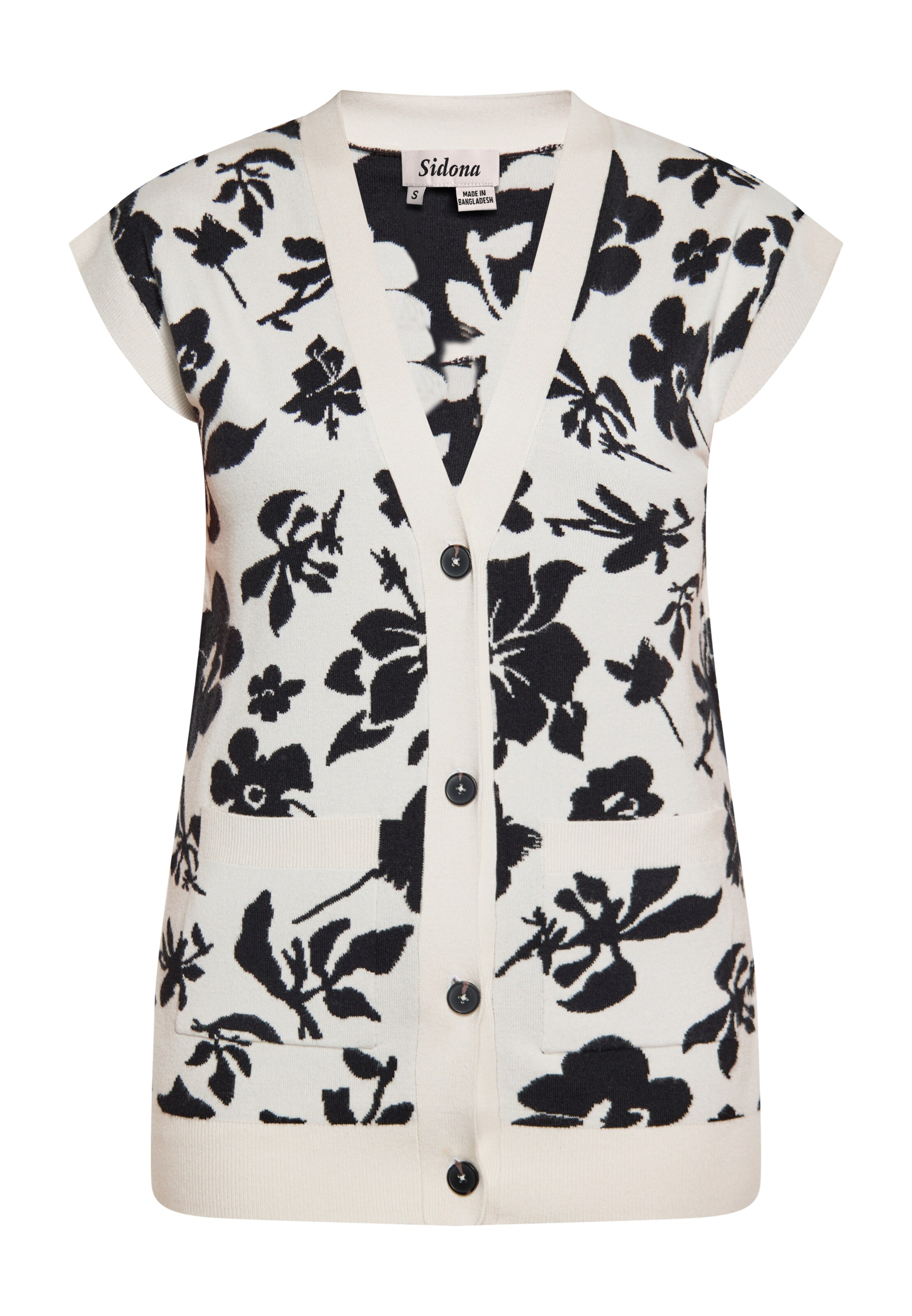 SidonaKardigan - bijela boja: prednji dio