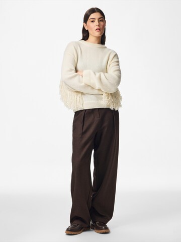 PIECES Sweater 'IVA' in Beige