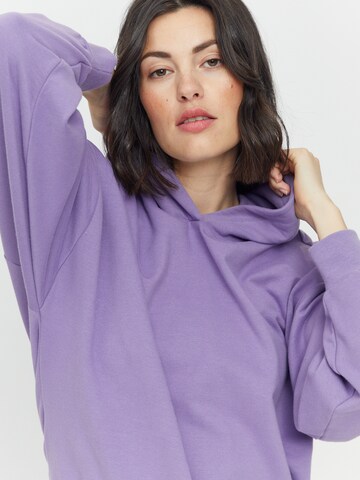 mazine Kapuzenpullover ' Nyssa Hoodie ' in Lila