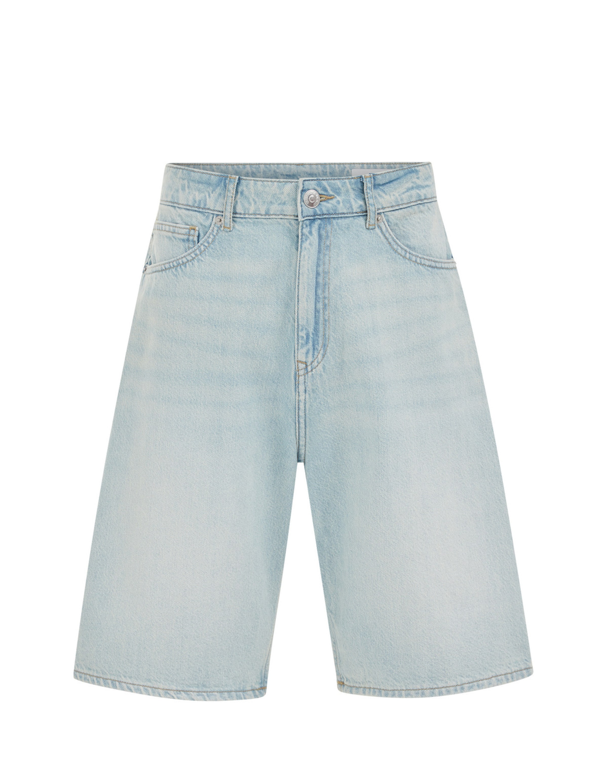 WE Fashion Loosefit Jeans in Blauw: voorkant