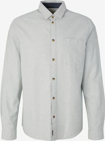 TOM TAILOR Button Up Shirt in Blue: front