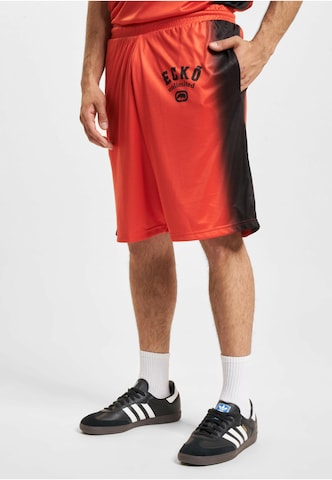 Ecko Unlimited Loose fit Pants in Red: front