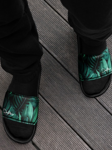 DECALVIBES Slippers 'Palm Leaves' in Green